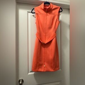 Tommy Hilfiger Strapless Dress in Vibrant Orange